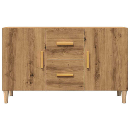 Credenza Rovere Artigianale 100x36x60 cm in Legno Multistrato