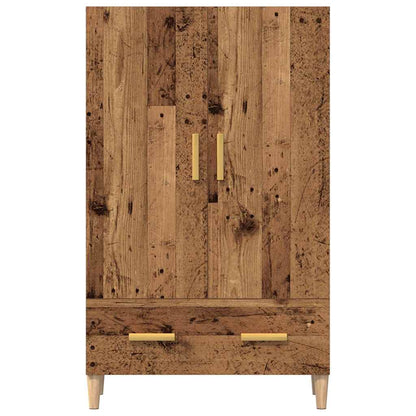 Credenza Legno Antico 70x31x115 cm in Legno Multistrato