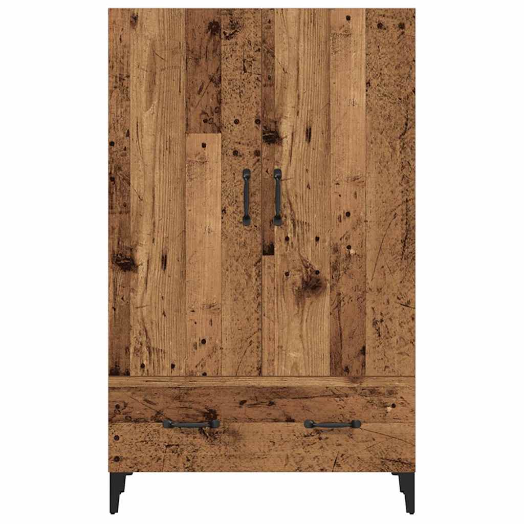 Credenza Legno Antico 70x31x115 cm in Legno Multistrato