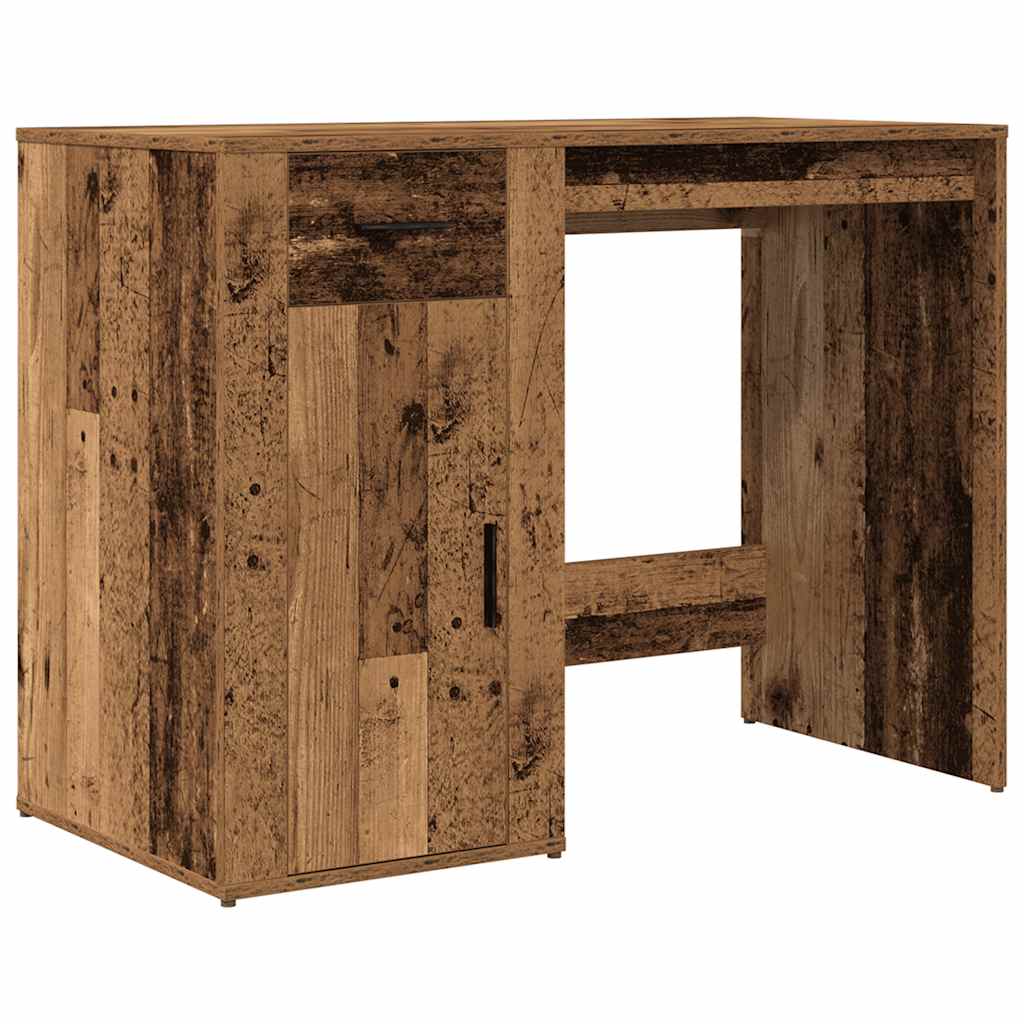 Scrivania Legno Antico 100x49x75 cm in Legno Multistrato