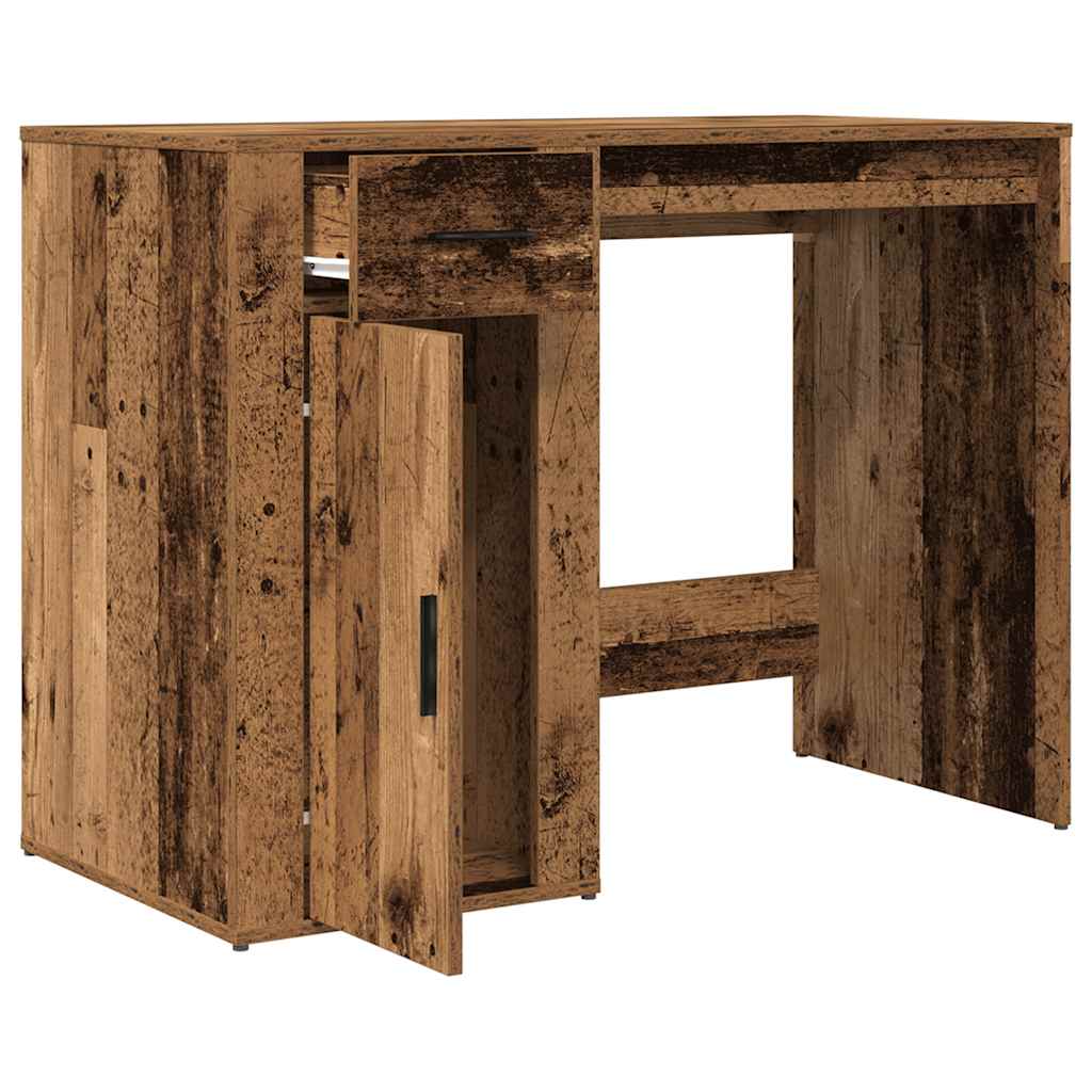 Scrivania Legno Antico 100x49x75 cm in Legno Multistrato