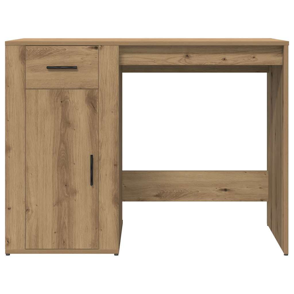 Scrivania Rovere Artigianale 100x49x75 cm in Legno Multistrato