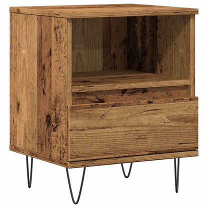 Comodino Legno Antico 40x35x50 cm in Legno Multistrato