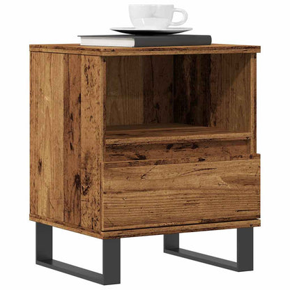 Comodino Legno Antico 40x35x50 cm in Legno Multistrato