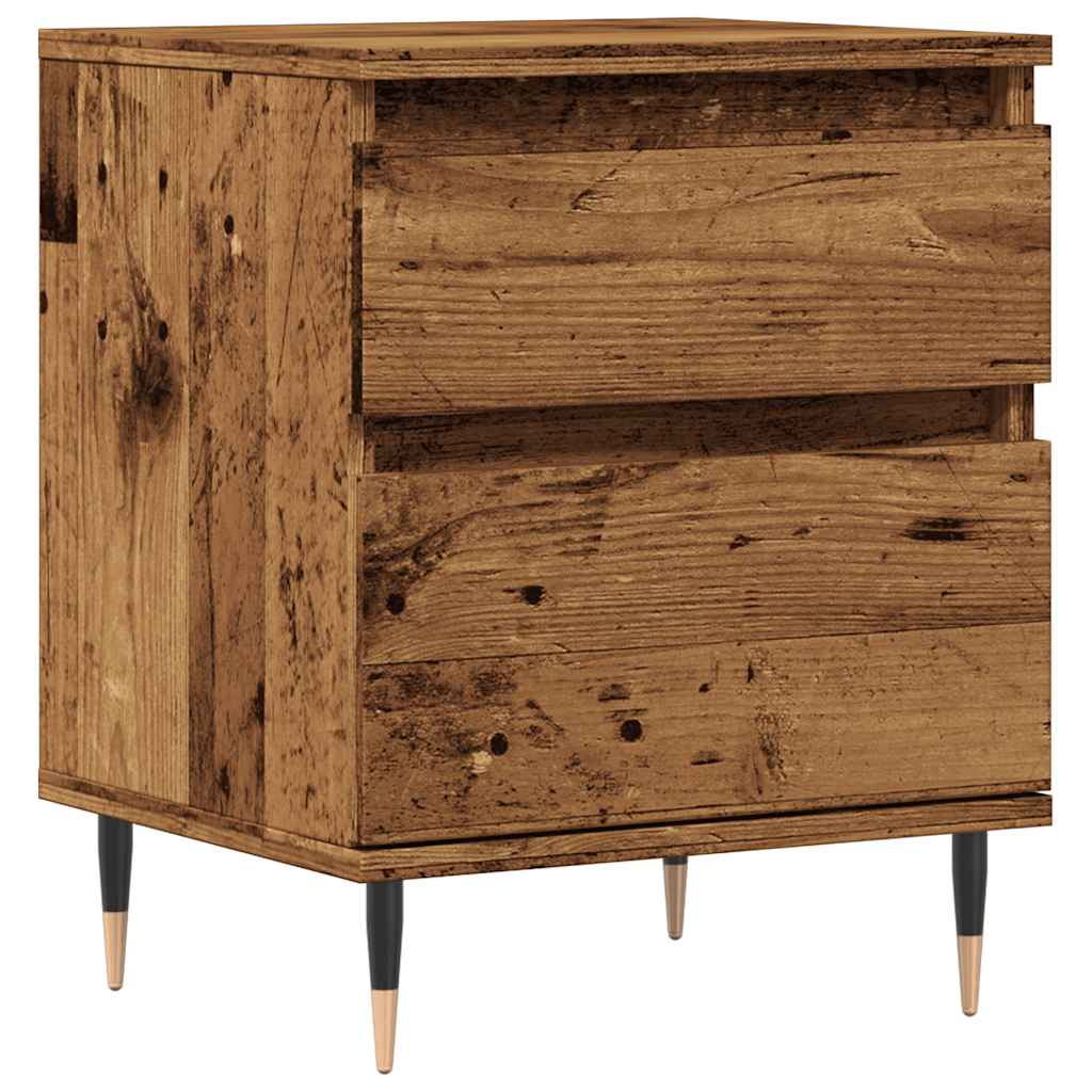 Comodino Legno Antico 40x35x50 cm in Legno Multistrato