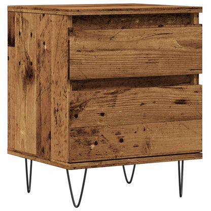 Comodino Legno Antico 40x35x50 cm in Legno Multistrato