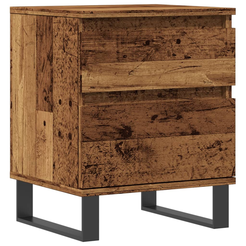 Comodino Legno Antico 40x35x50 cm in Legno Multistrato