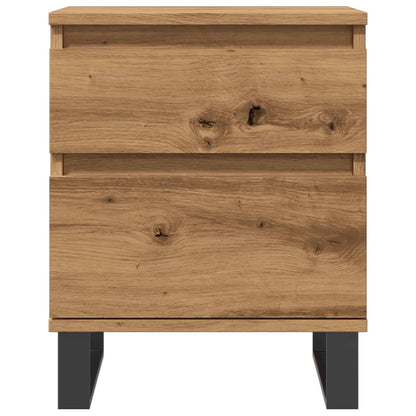 Comodino Rovere Artigianale 40x35x50 cm in Legno Multistrato