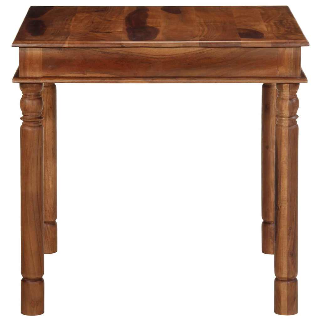 Tavolo da Pranzo 80x80x77 cm Legno Massello di Acacia