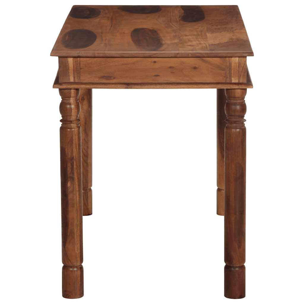 Tavolo da Pranzo 120x60x77 cm in Legno Massello di Acacia