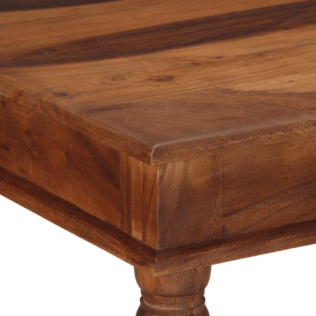 Tavolo da Pranzo 120x60x77 cm in Legno Massello di Acacia