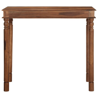 Tavolo da Bar 120x60x107 cm in Legno Massello di Acacia