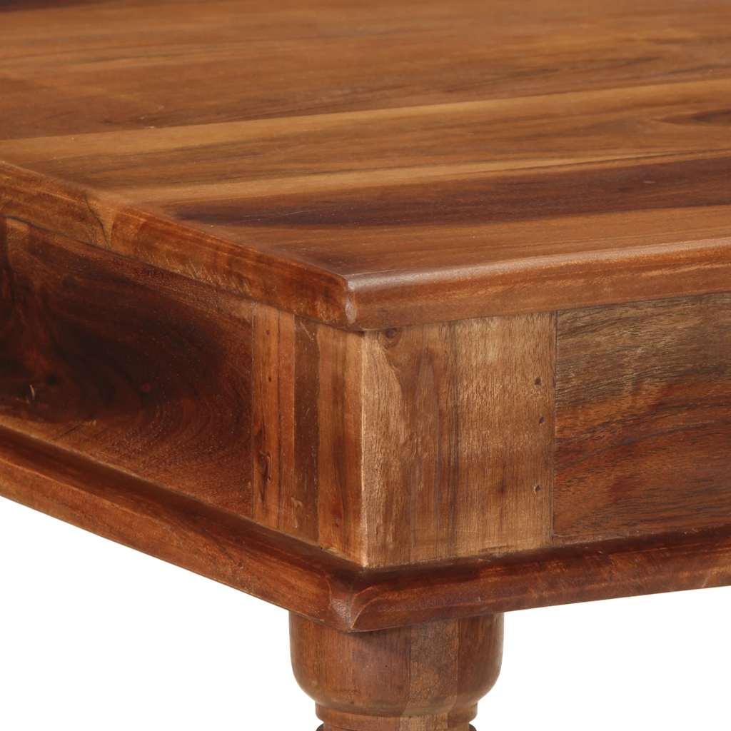 Tavolo da Bar 120x60x107 cm in Legno Massello di Acacia