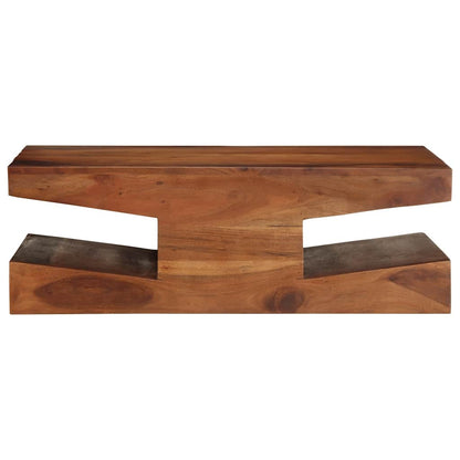 Tavolino da Salotto 90x60x30 cm Legno Massello di Acacia