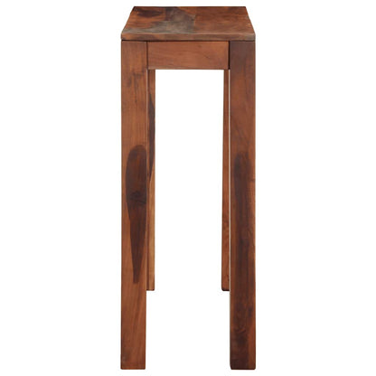 Tavolo Consolle 120x30x76 cm in Legno Massello di Acacia