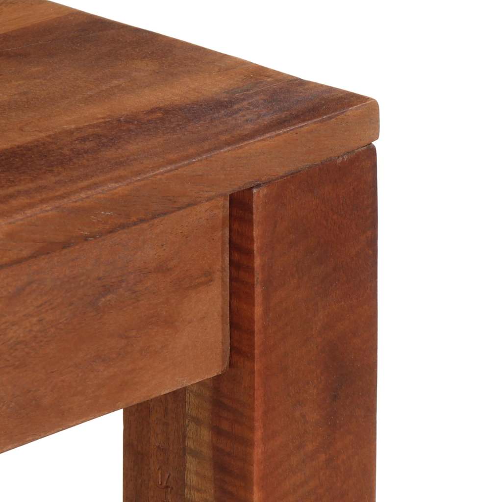 Tavolo Consolle 120x30x76 cm in Legno Massello di Acacia