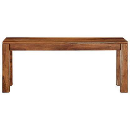 Panca 110 cm in Legno Massello di Acacia