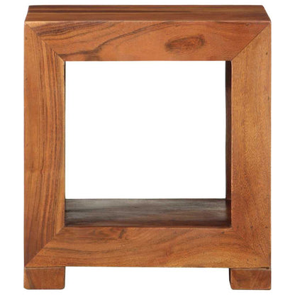 Tavolino 37x29x40 cm in Legno Massello di Acacia