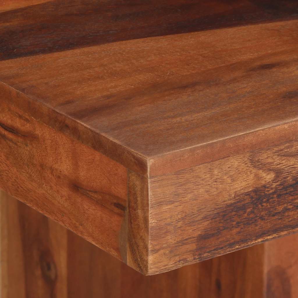 Tavolo da Pranzo 120x120x77 cm Legno Massello di Acacia