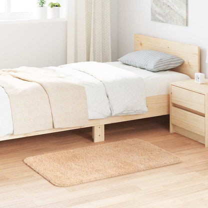 Tappeto Shaggy a Pelo Lungo NAVARRA Beige 60x100 cm poliestere