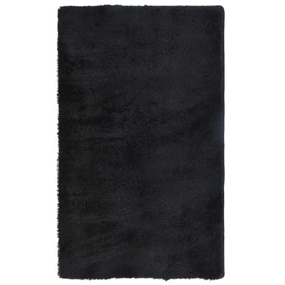 Tappeto Shaggy a Pelo Lungo NAVARRA Nero 60x100 cm poliestere
