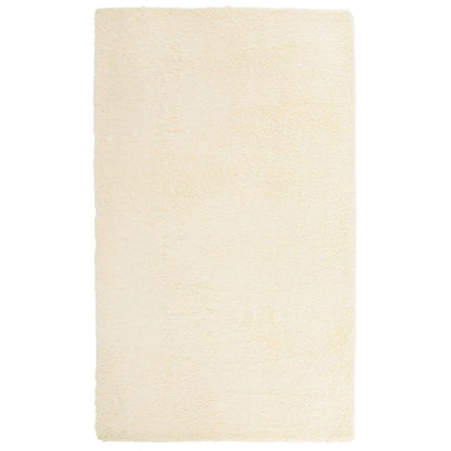 Tappeto Shaggy a Pelo Lungo NAVARRA Crema 60x100 cm poliestere