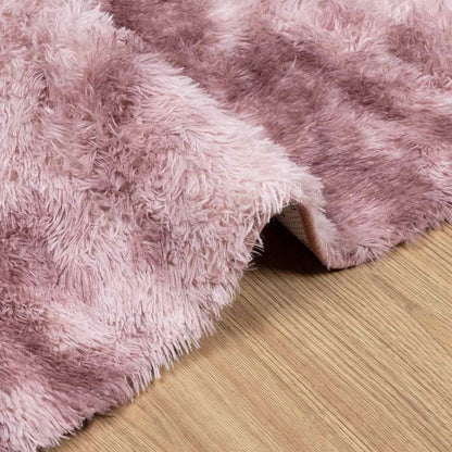 Tappeto Shaggy a Pelo Lungo NAVARRA Rosa Antico 60x100 cm