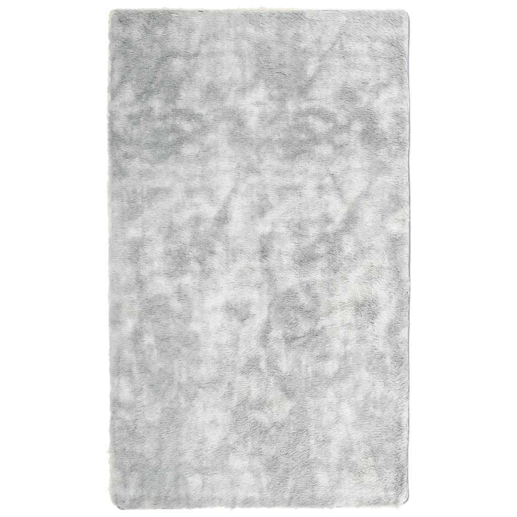 Tappeto Shaggy a Pelo Lungo NAVARRA Grigio Argento 60x100 cm