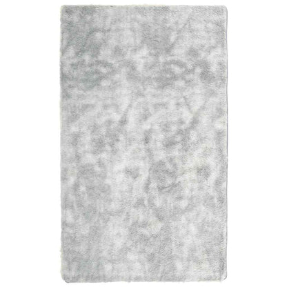 Tappeto Shaggy a Pelo Lungo NAVARRA Grigio Argento 60x100 cm