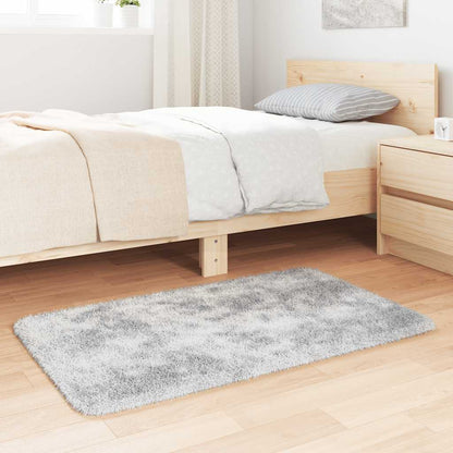 Tappeto Shaggy a Pelo Lungo NAVARRA Grigio Argento 60x100 cm