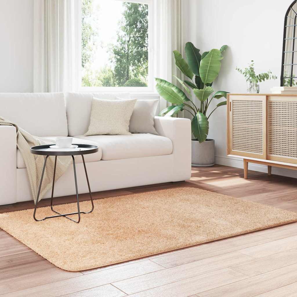Tappeto Shaggy a Pelo Lungo NAVARRA Beige 120x170 cm poliestere