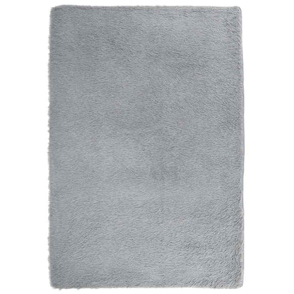 Tappeto Shaggy a Pelo Lungo NAVARRA Grigio Chiaro 120x170 cm