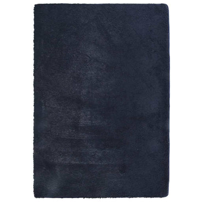 Tappeto Shaggy a Pelo Lungo NAVARRA Blu Marino 120x170 cm