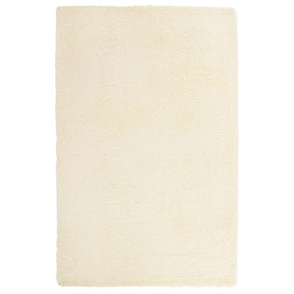 Tappeto Shaggy a Pelo Lungo NAVARRA Crema 130x200 cm poliestere