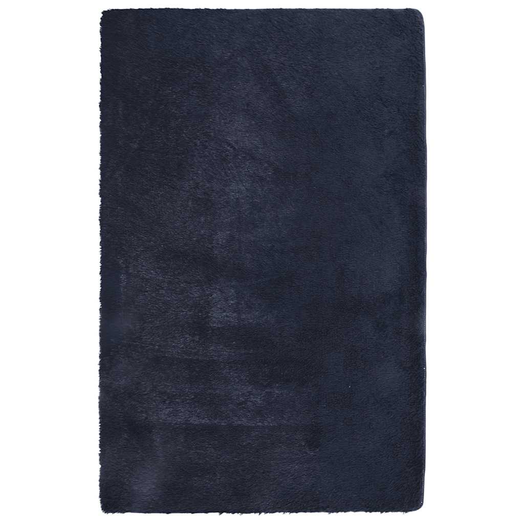 Tappeto Shaggy a Pelo Lungo NAVARRA Blu Marino 130x200 cm