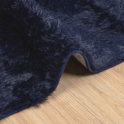 Tappeto Shaggy a Pelo Lungo NAVARRA Blu Marino 130x200 cm