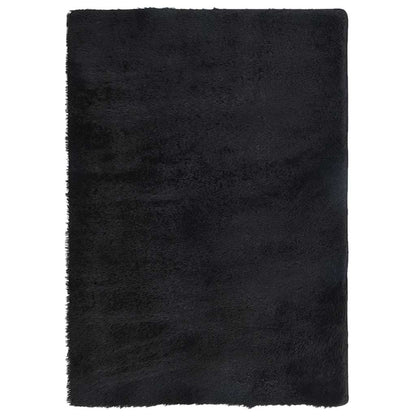 Tappeto Shaggy a Pelo Lungo NAVARRA Nero 160x230 cm poliestere