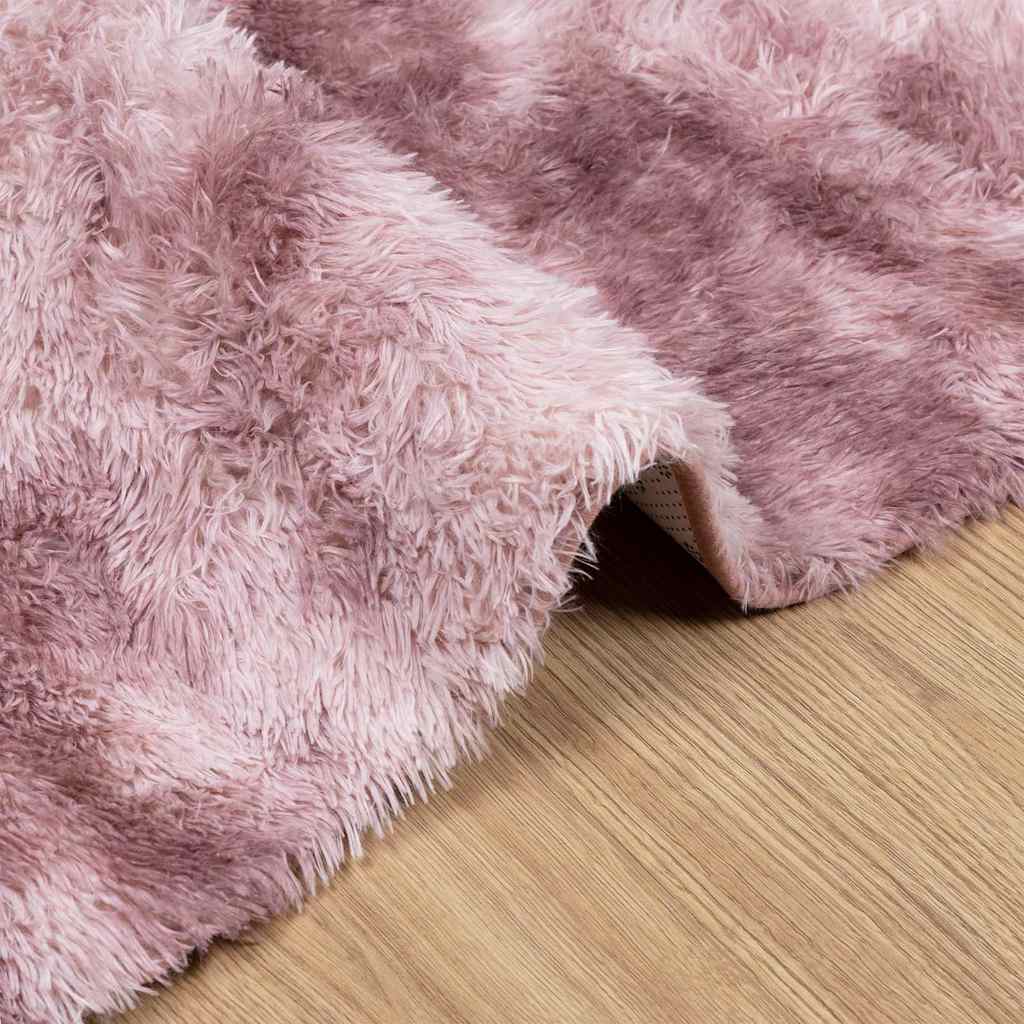 Tappeto Shaggy a Pelo Lungo NAVARRA Rosa Antico 160x230cm