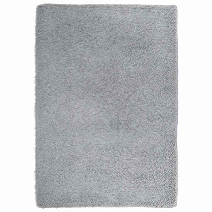 Tappeto Shaggy a Pelo Lungo NAVARRA Grigio Chiaro 160x230 cm