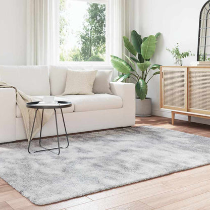 Tappeto Shaggy a Pelo Lungo NAVARRA Grigio Argento 160x230cm
