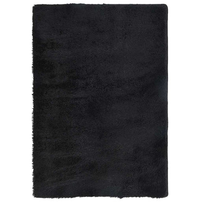 Tappeto Shaggy a Pelo Lungo NAVARRA Nero 200x290 cm poliestere