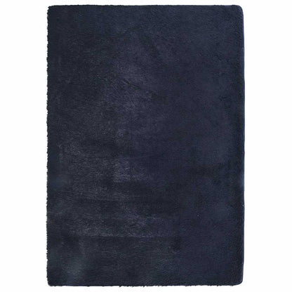Tappeto Shaggy a Pelo Lungo NAVARRA Blu Marino 240x340 cm