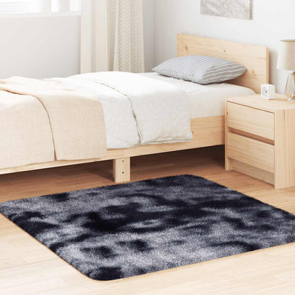 Tappeto Shaggy a Pelo Lungo NAVARRA Grigio Scuro 120x120 cm