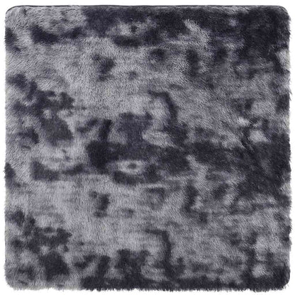 Tappeto Shaggy a Pelo Lungo NAVARRA Grigio Scuro 240x240 cm