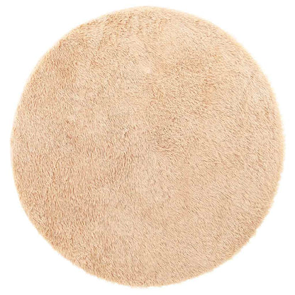Tappeto Shaggy a Pelo Lungo NAVARRA Beige 200x200 cm poliestere