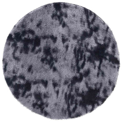 Tappeto Shaggy a Pelo Lungo NAVARRA Grigio Scuro 240x240 cm