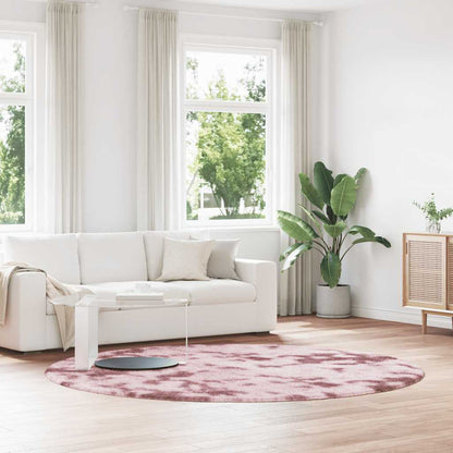 Tappeto Shaggy a Pelo Lungo NAVARRA Rosa Antico 240x240cm