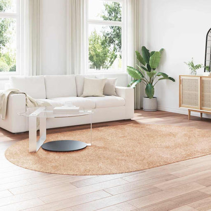 Tappeto Shaggy a Pelo Lungo NAVARRA Beige 300x200 cm poliestere