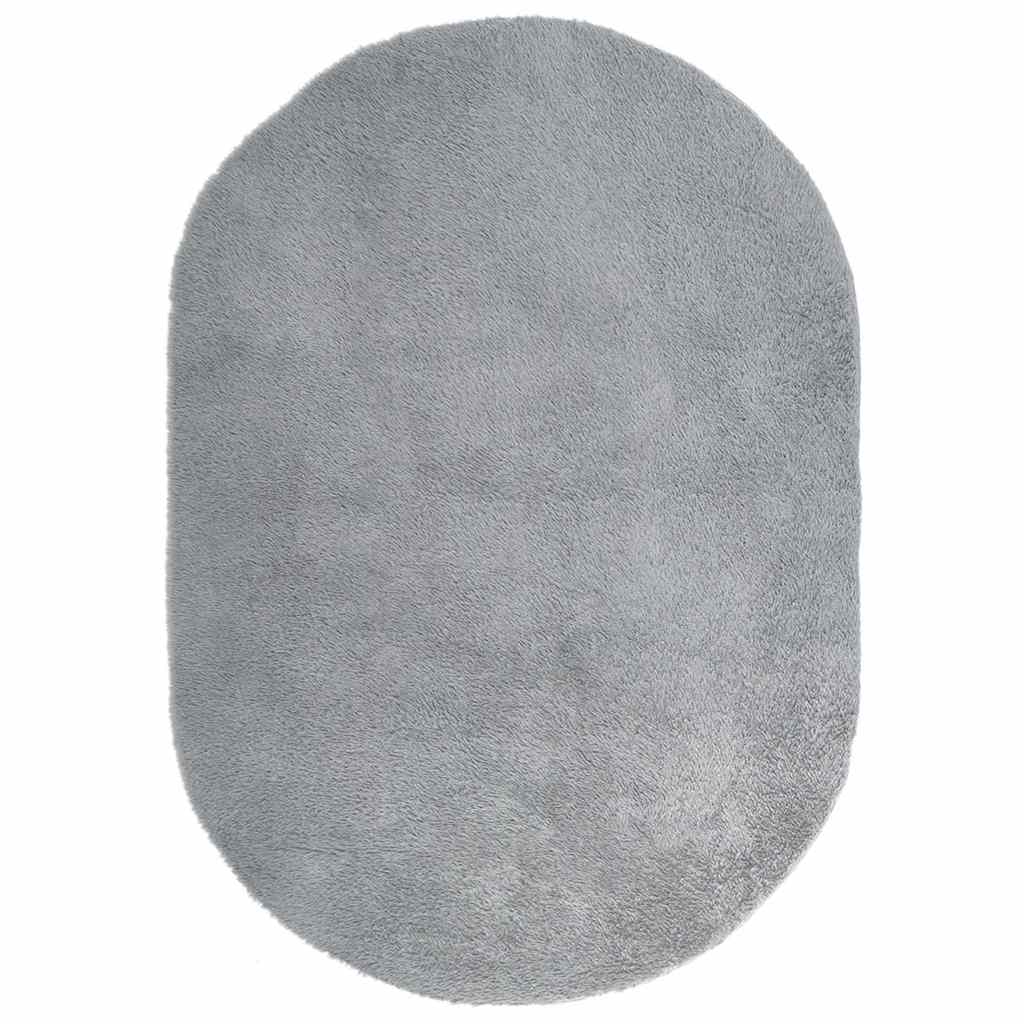 Tappeto Shaggy a Pelo Lungo NAVARRA Grigio Chiaro 300x200 cm