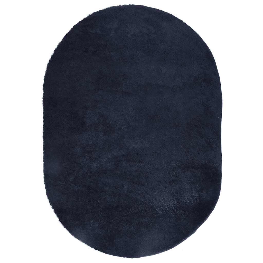 Tappeto Shaggy a Pelo Lungo NAVARRA Blu Marino 300x200 cm